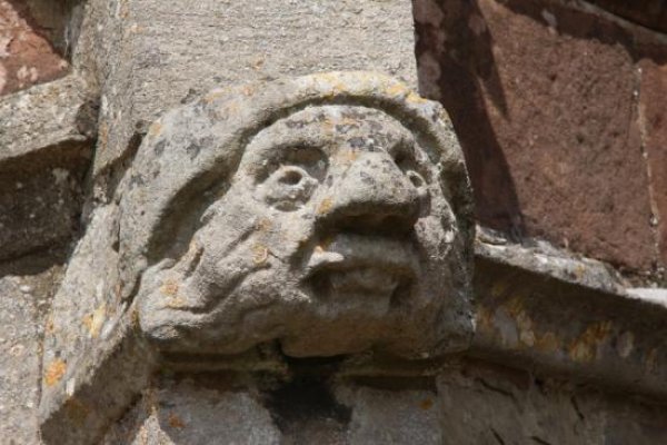 Gargoyle on the front of St Andrew's Church